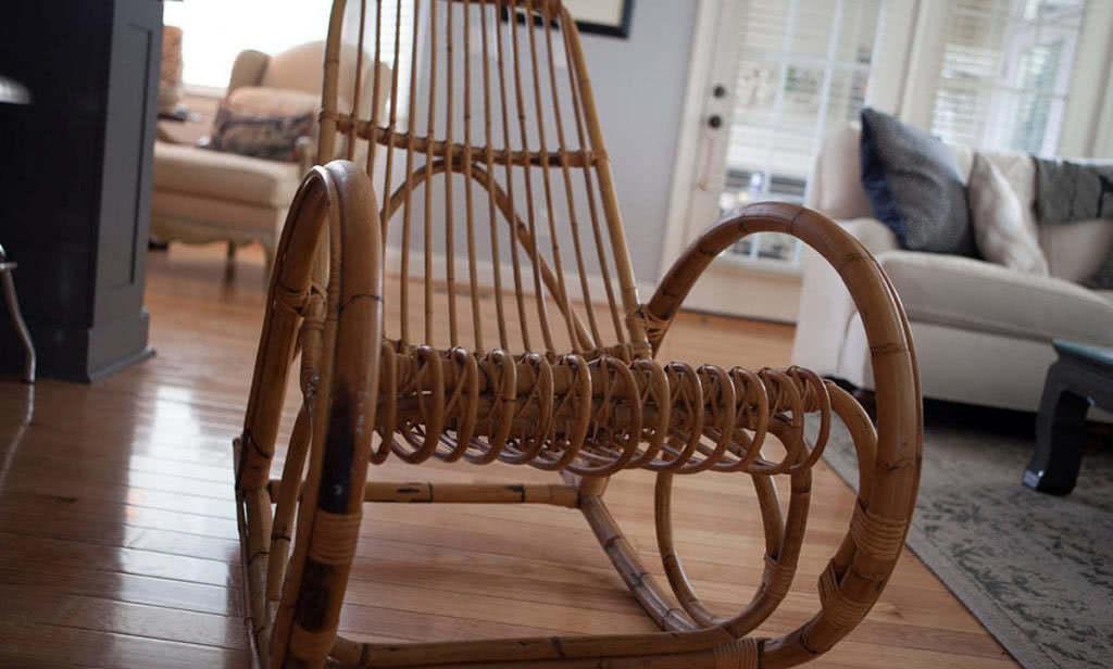 Плетеное кресло-качалка – роскошь и уют