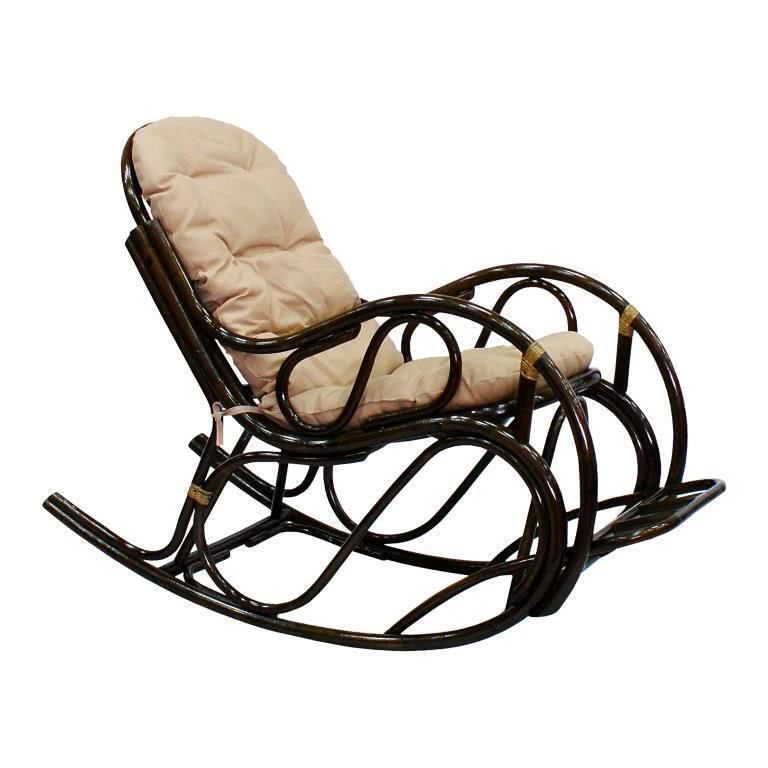 мебель из ротанга Кресло-качалка с подножкой Promo